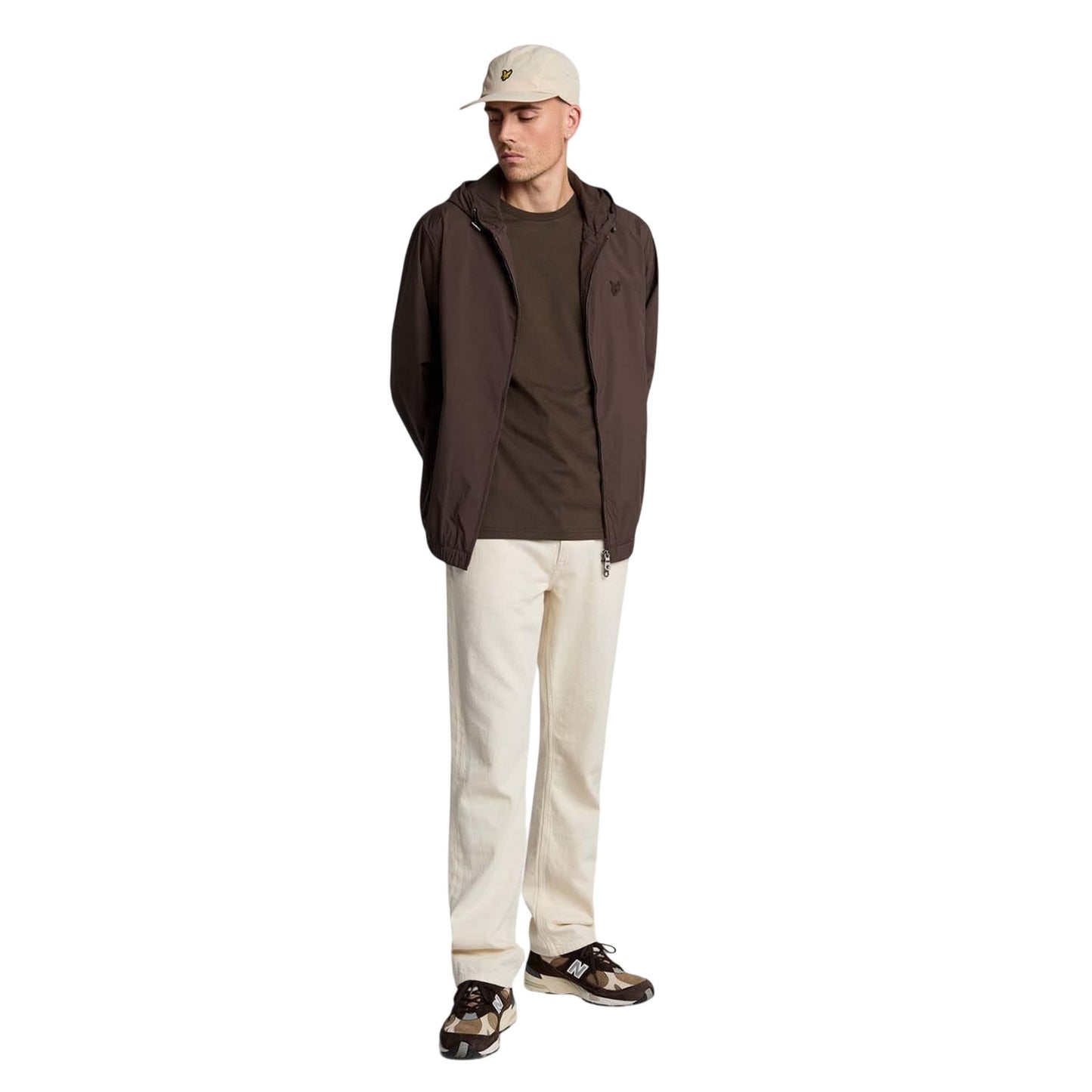 Green - Lifestyle - Lyle & Scott Mens Tonal Eagle Hooded Bomber Jacket