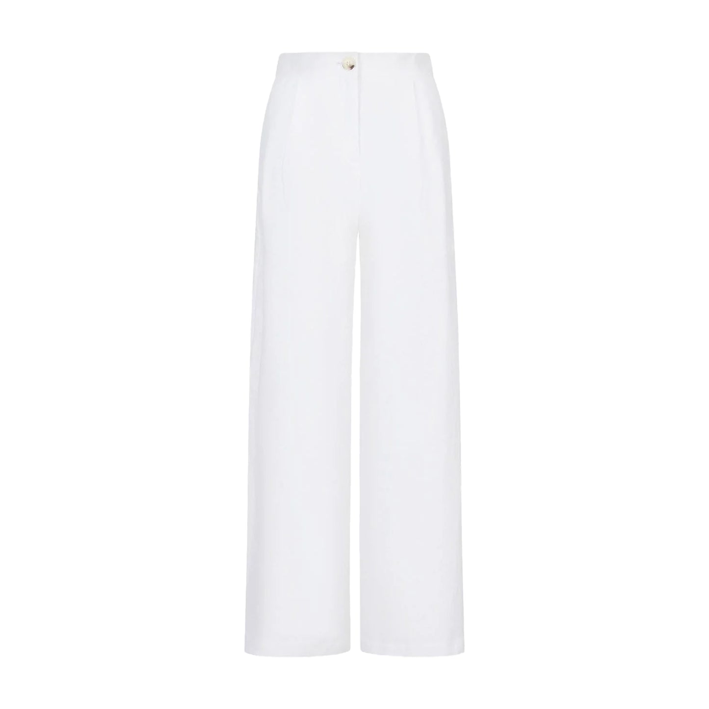 White - Front - Armani Exchange Womens-Ladies Plain Trousers