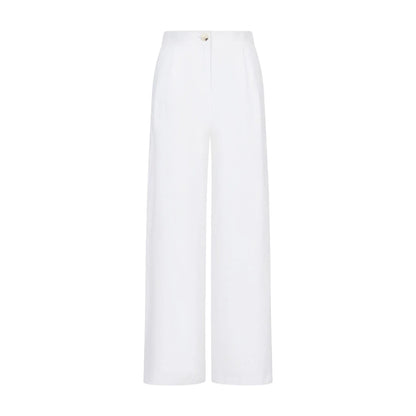White - Front - Armani Exchange Womens-Ladies Plain Trousers