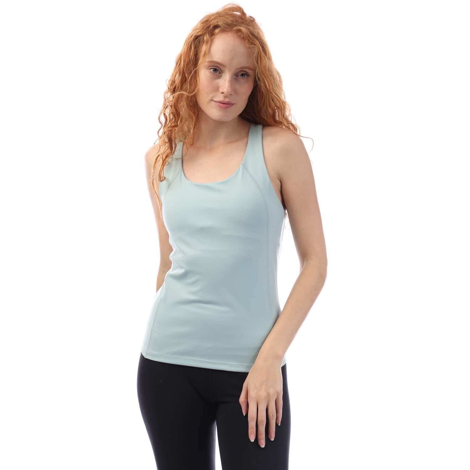 Dark Grey - Back - DKNY Womens-Ladies Racerback Sleeveless Tank Top