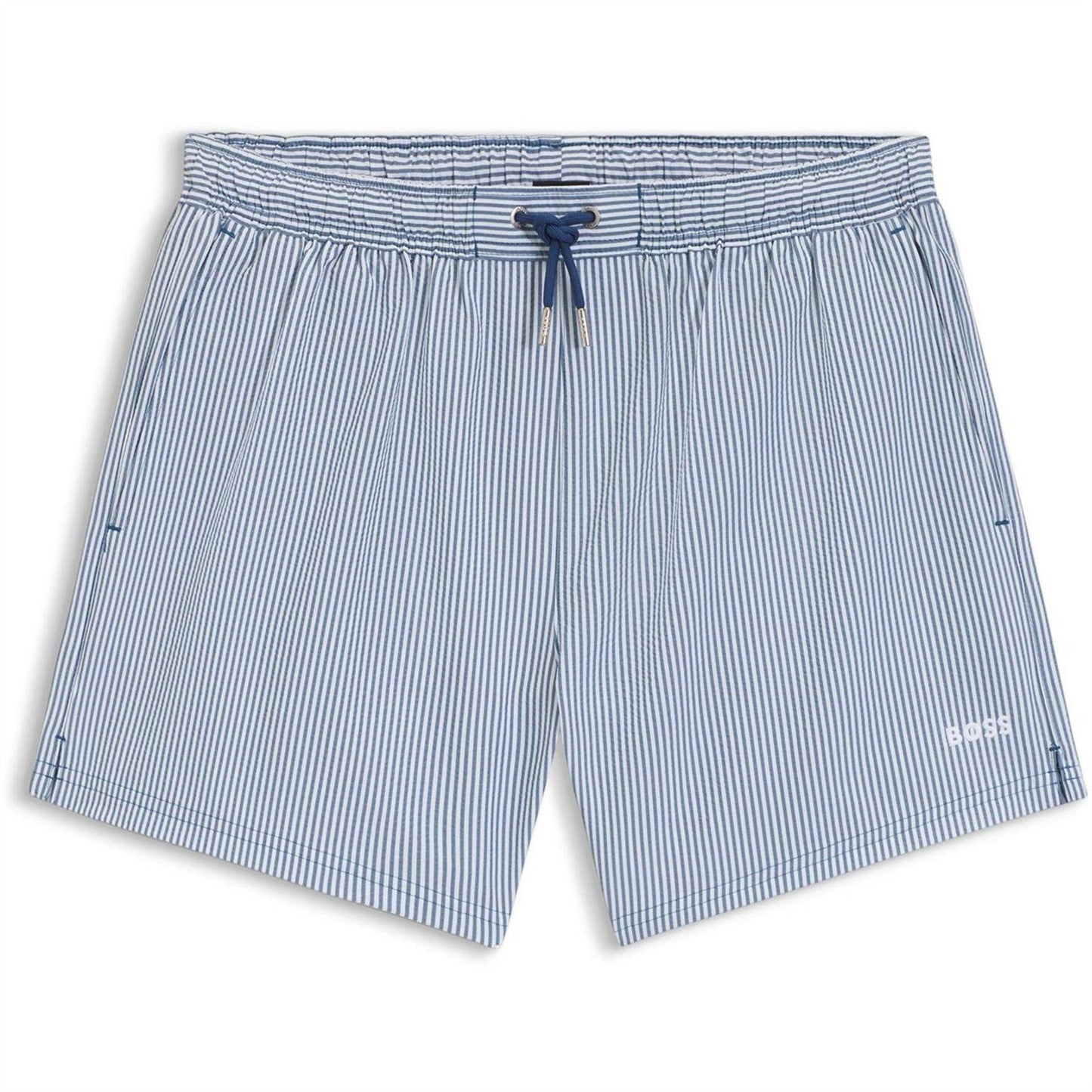 Open Blue - Front - Boss Mens Velvetfish Swim Shorts