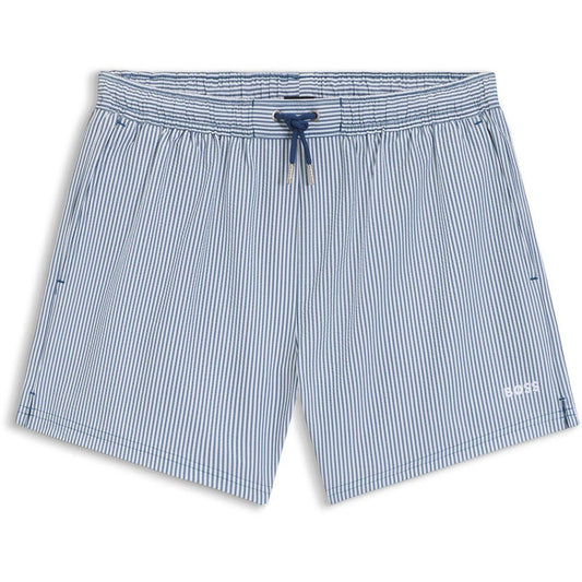 Open Blue - Front - Boss Mens Velvetfish Swim Shorts