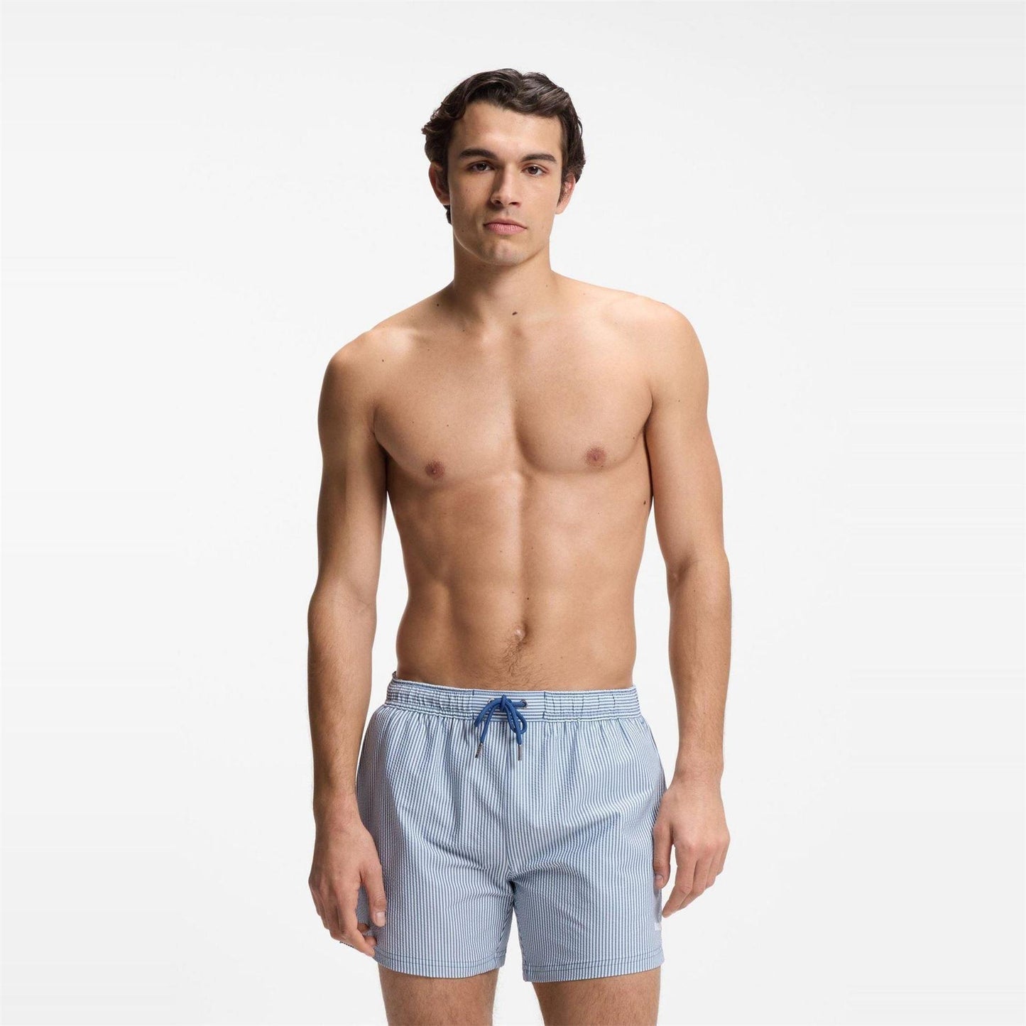 Open Blue - Back - Boss Mens Velvetfish Swim Shorts