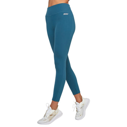 Teal - Front - SikSilk Womens-Ladies Essentials Sports Leggings