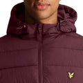 Red - Side - Lyle & Scott Mens Lightweight Puffer Jacket