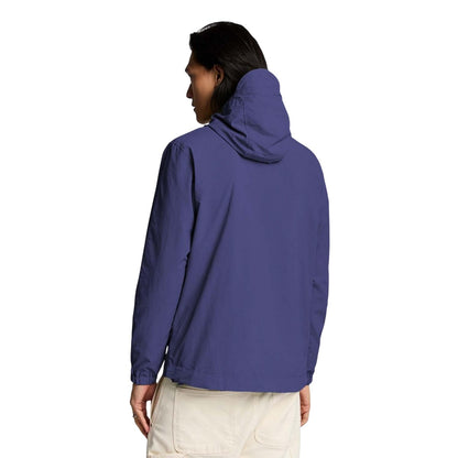 Purple - Back - Lyle & Scott Mens Water Resistant Hooded Jacket