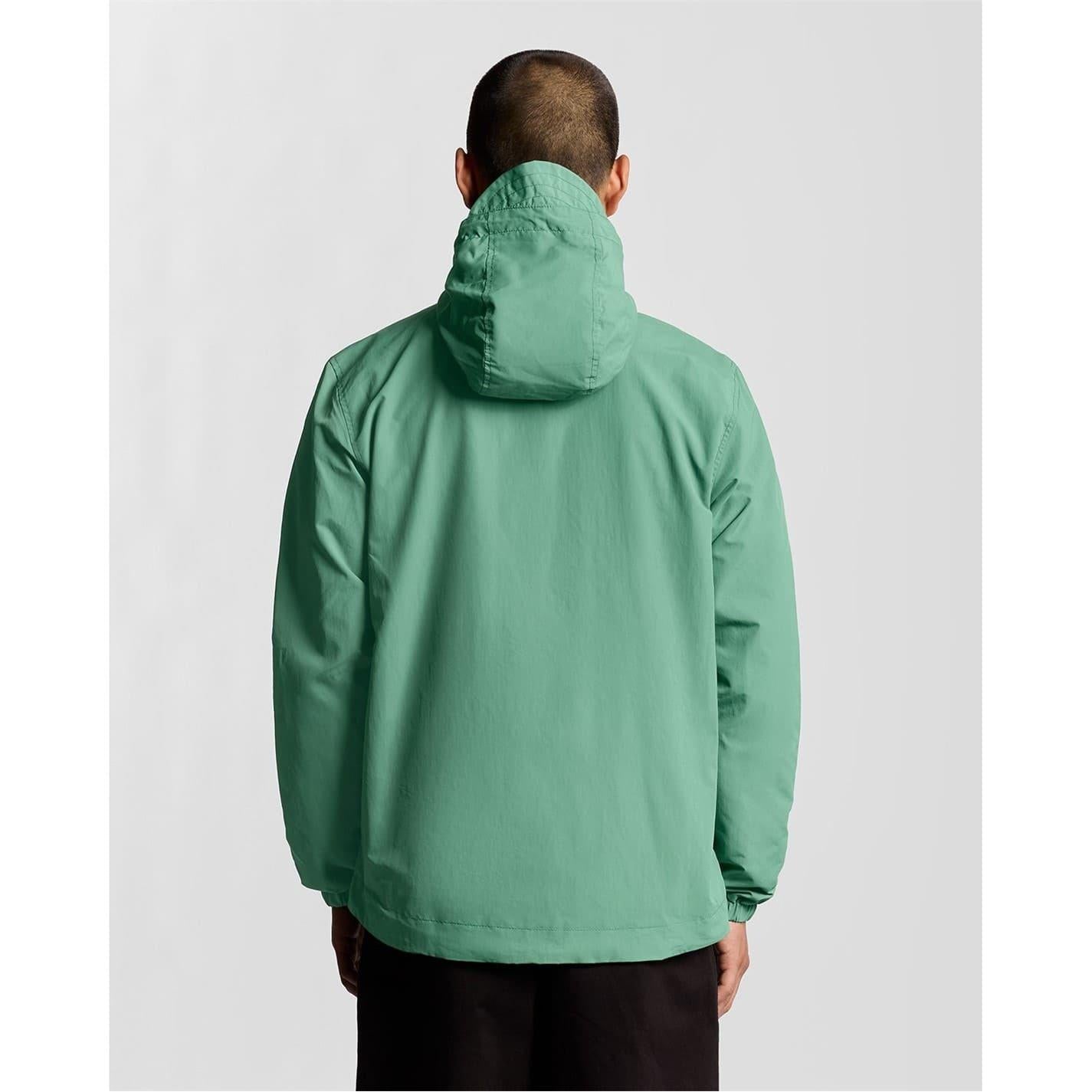 Agave Green - Lifestyle - Lyle & Scott Mens Water Resistant Hooded Jacket
