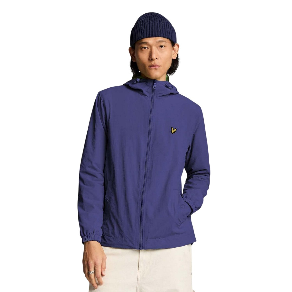 Purple - Lifestyle - Lyle & Scott Mens Water Resistant Hooded Jacket