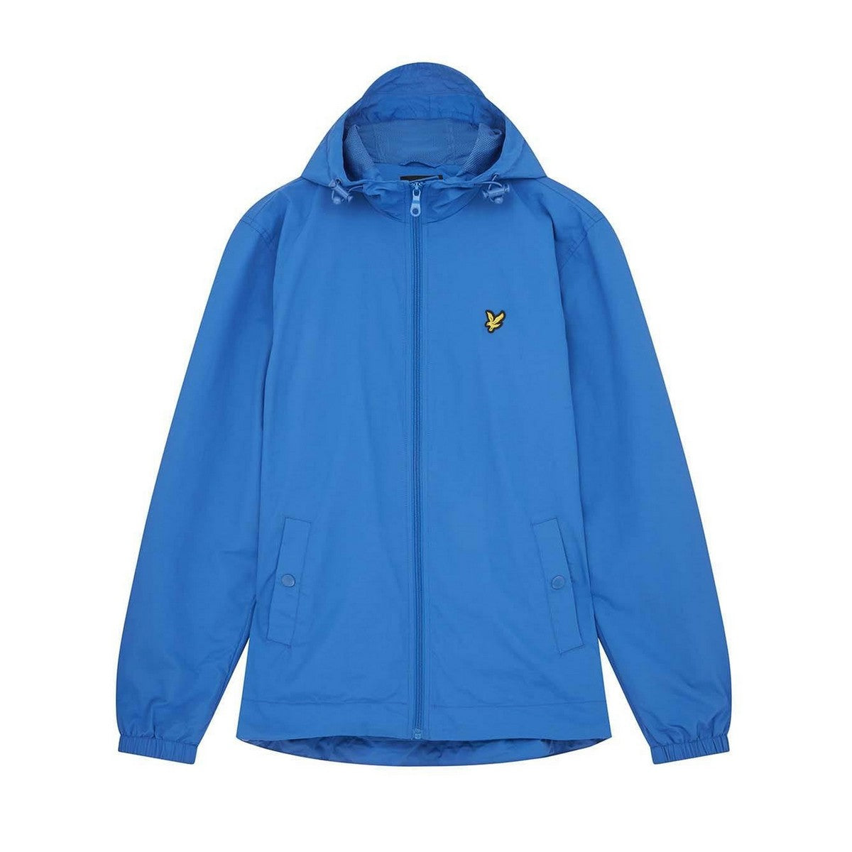 Blue - Front - Lyle & Scott Mens Water Resistant Hooded Jacket