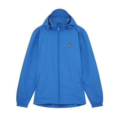 Blue - Front - Lyle & Scott Mens Water Resistant Hooded Jacket