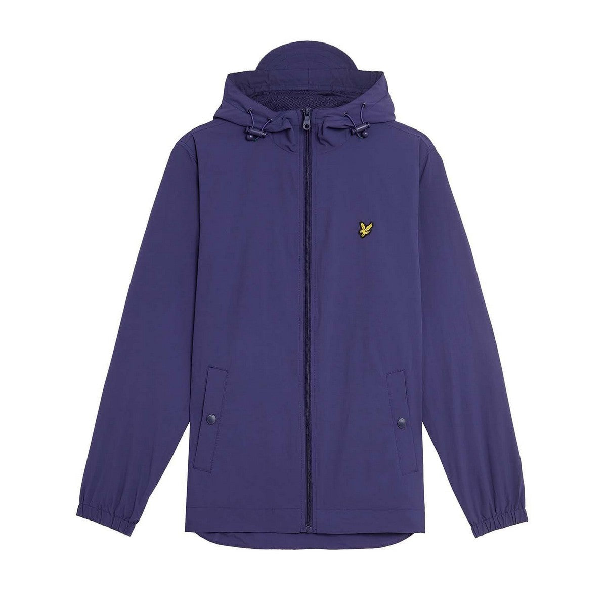 Purple - Front - Lyle & Scott Mens Water Resistant Hooded Jacket
