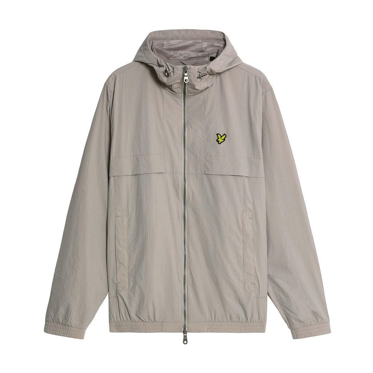 Grey - Front - Lyle & Scott Mens Ripstop Lightweight Jacket