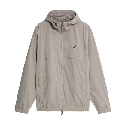 Grey - Front - Lyle & Scott Mens Ripstop Lightweight Jacket