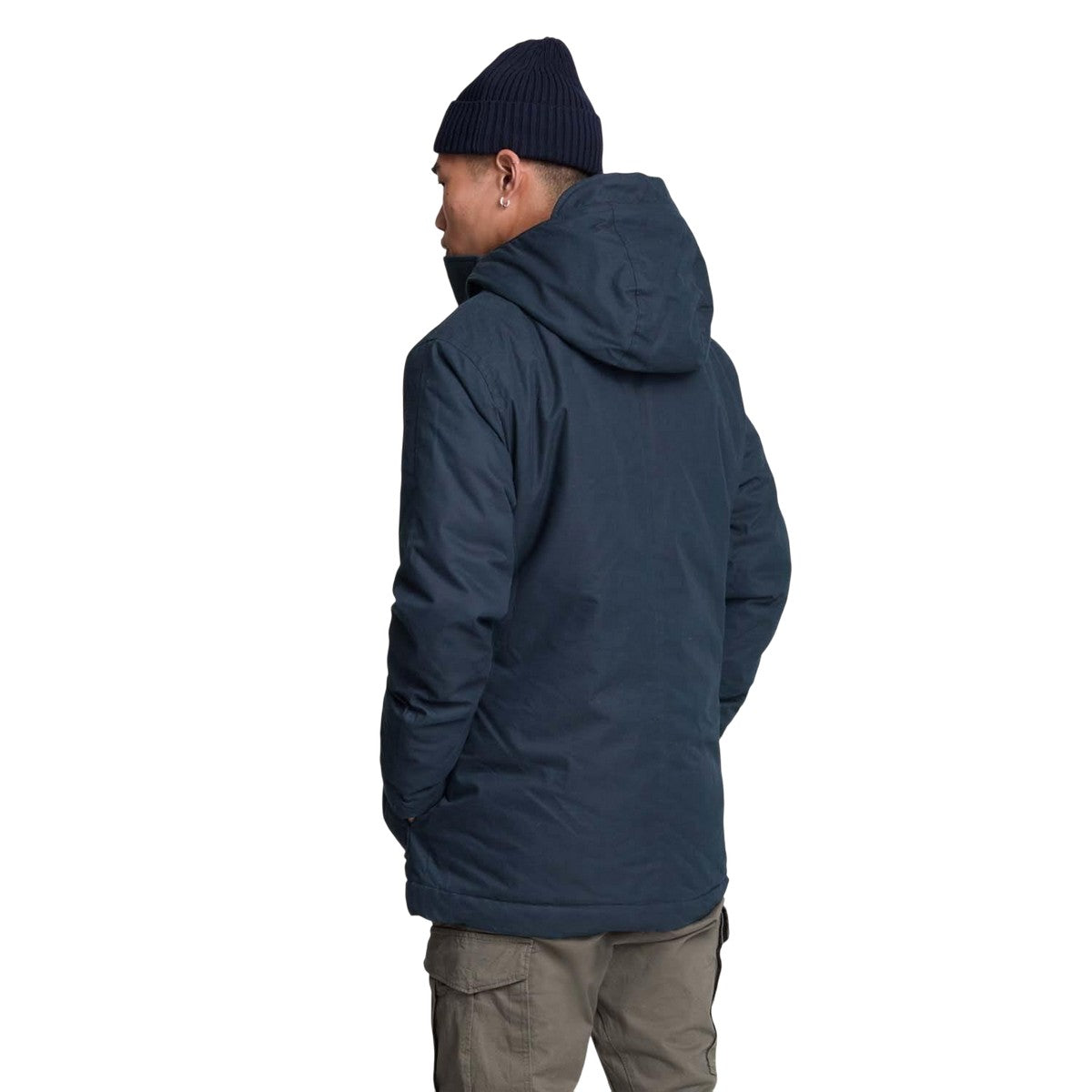 Blue - Back - Lyle & Scott Mens Parka 2.0 Microfleece Jacket