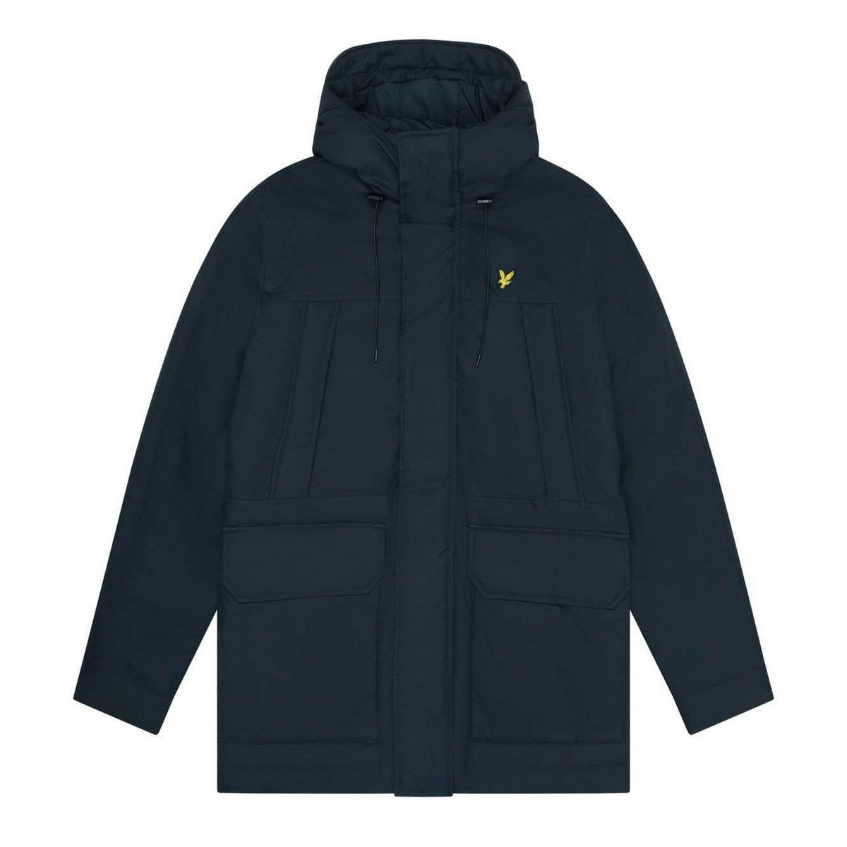 Blue - Front - Lyle & Scott Mens Parka 2.0 Microfleece Jacket