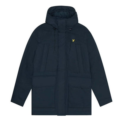 Blue - Front - Lyle & Scott Mens Parka 2.0 Microfleece Jacket