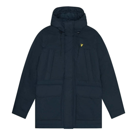 Blue - Front - Lyle & Scott Mens Parka 2.0 Microfleece Jacket