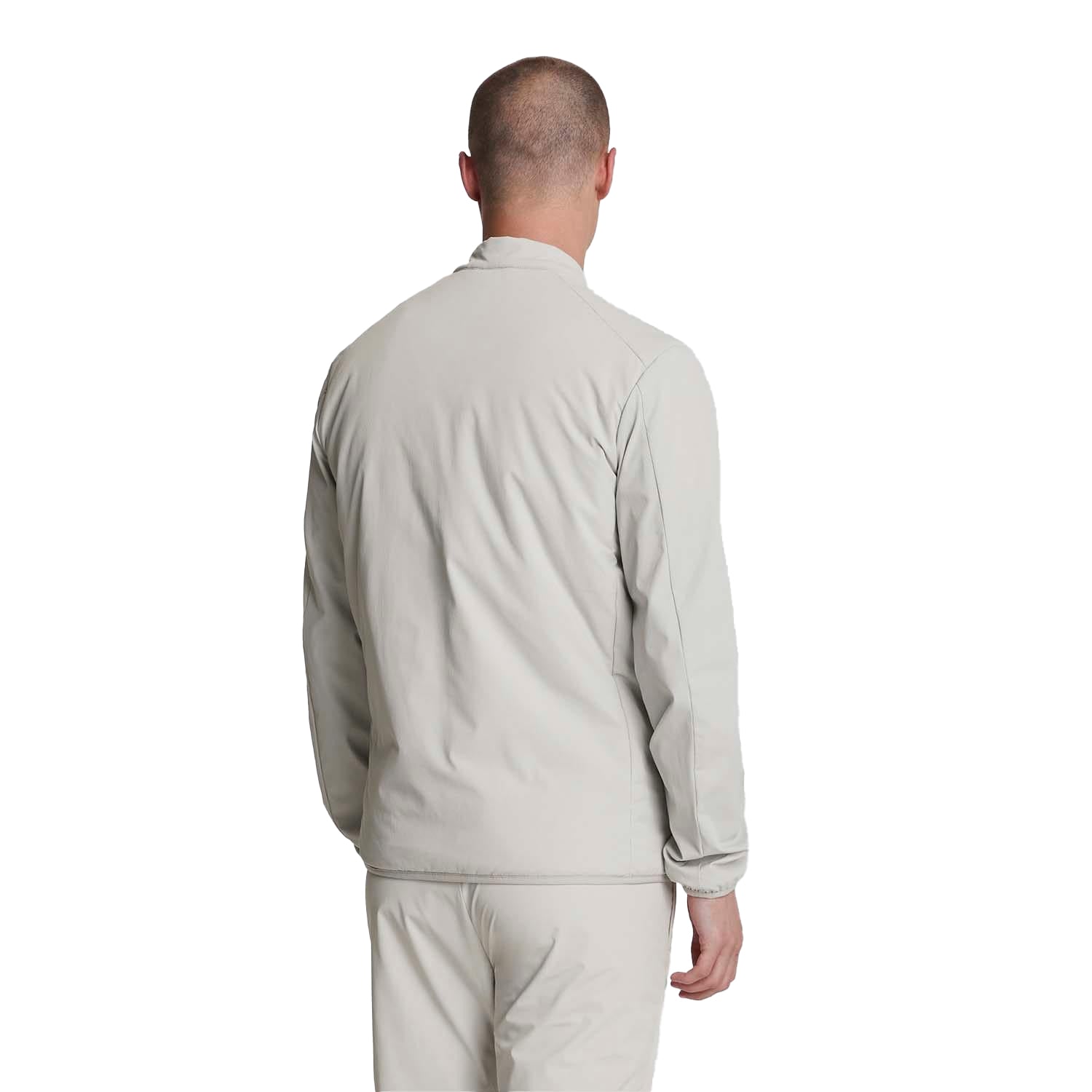 Blue - Back - Lyle & Scott Mens Double Baffle Hybrid Sports Jacket