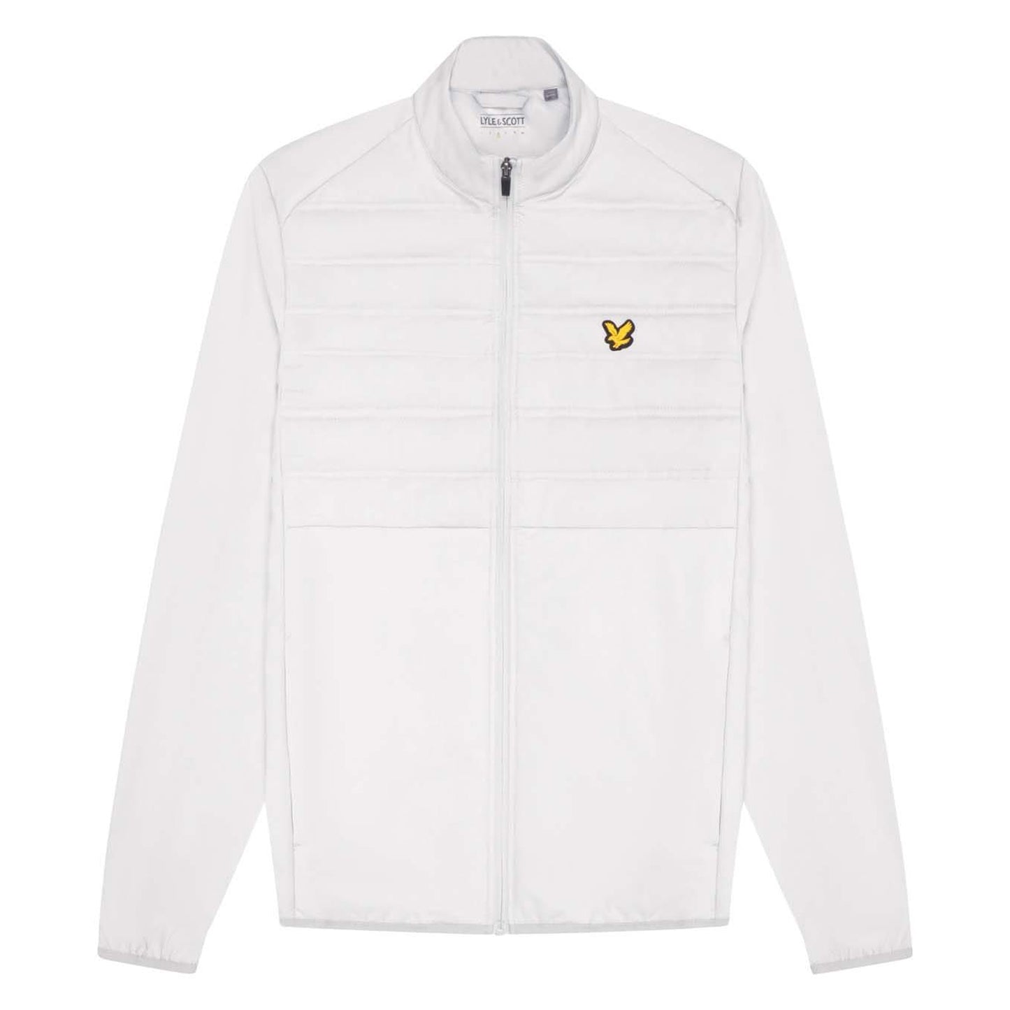 Blue - Front - Lyle & Scott Mens Double Baffle Hybrid Sports Jacket