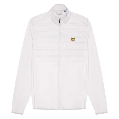Blue - Front - Lyle & Scott Mens Double Baffle Hybrid Sports Jacket