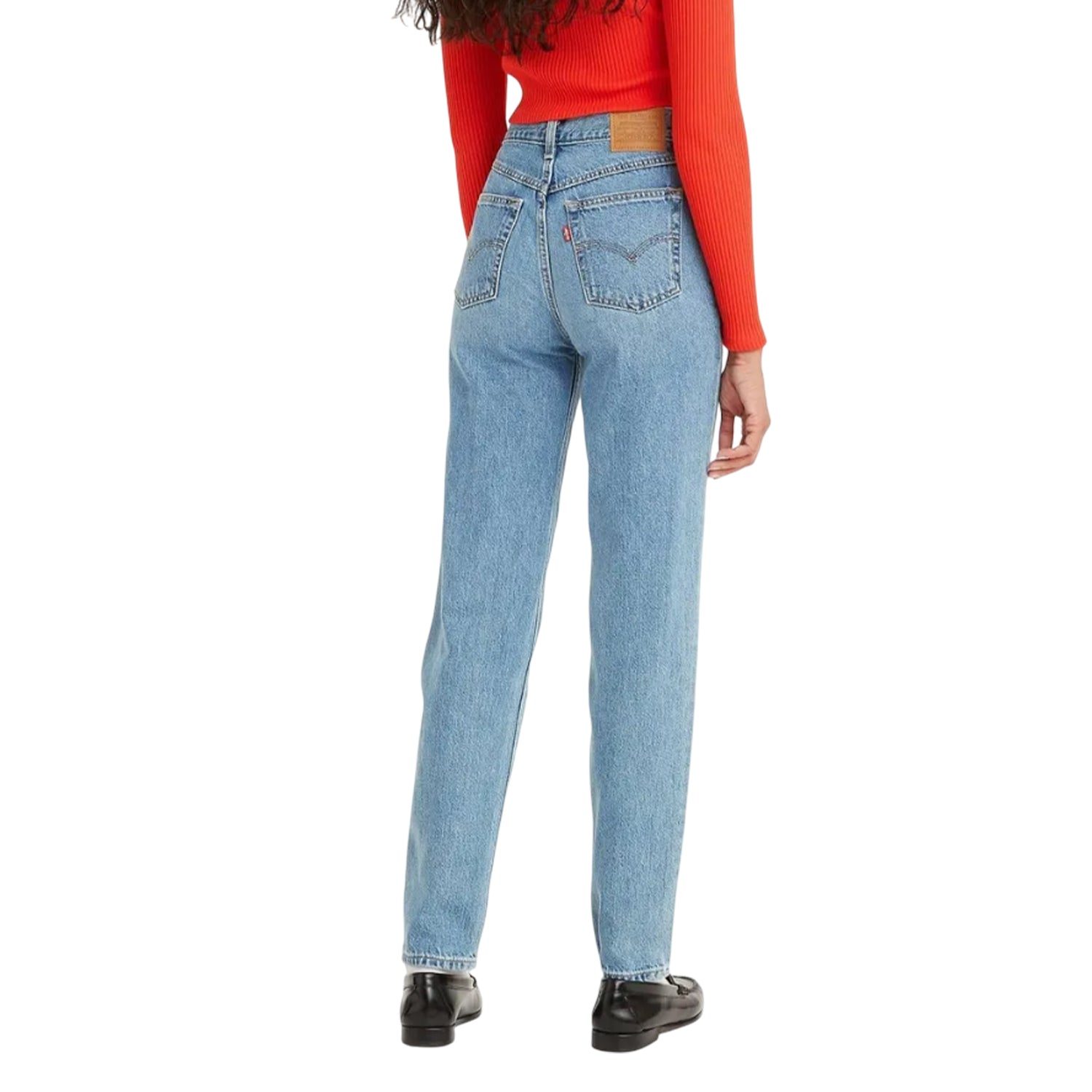 Blue - Back - Levis Womens-Ladies 80´s Mom Jeans