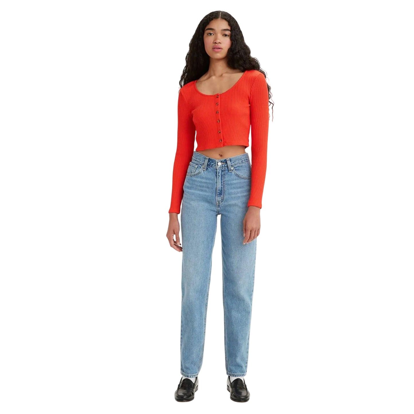 Blue - Lifestyle - Levis Womens-Ladies 80´s Mom Jeans