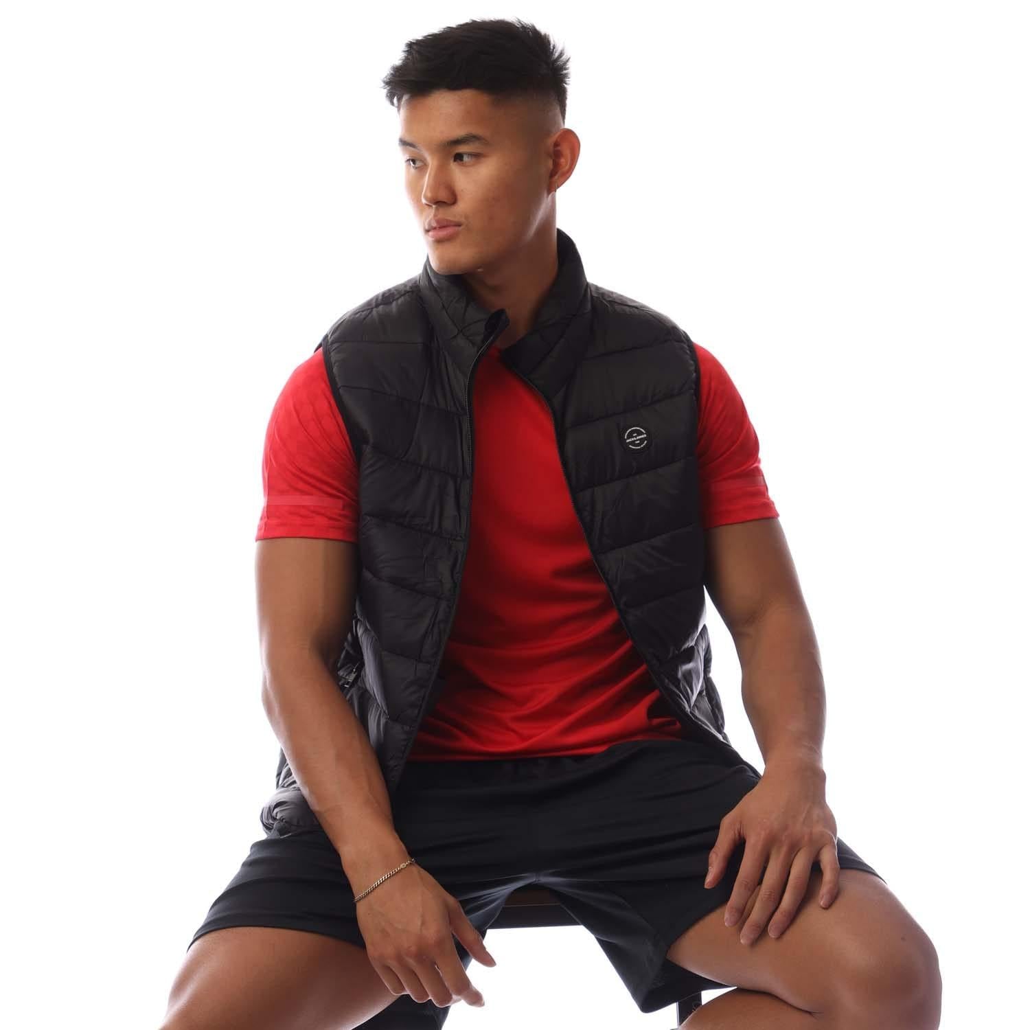 Black - Lifestyle - Jack And Jones Mens Wilson Padded Body Warmer