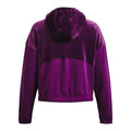 Purple - Back - Under Armour Womens-Ladies Journey Fleece Hoodie