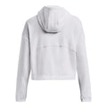 White - Back - Under Armour Womens-Ladies Journey Fleece Hoodie