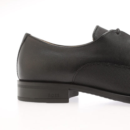 Black - Lifestyle - Boss Mens Colby Leather Derby Shoes
