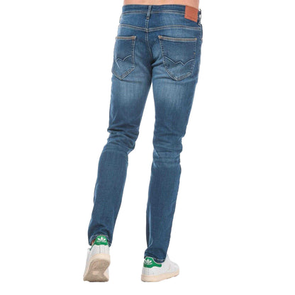 Denim - Back - Duck and Cover Mens Overburg Tapered Jeans