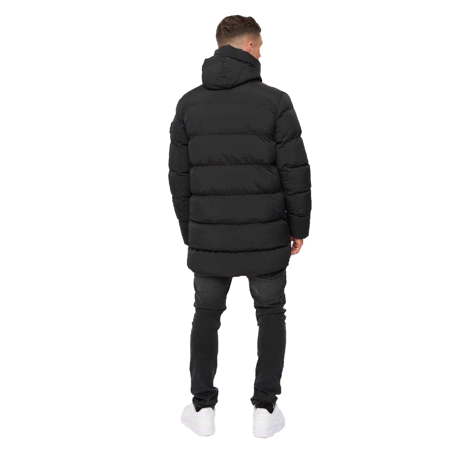 Black - Back - Crosshatch Mens Kaptoore Jacket