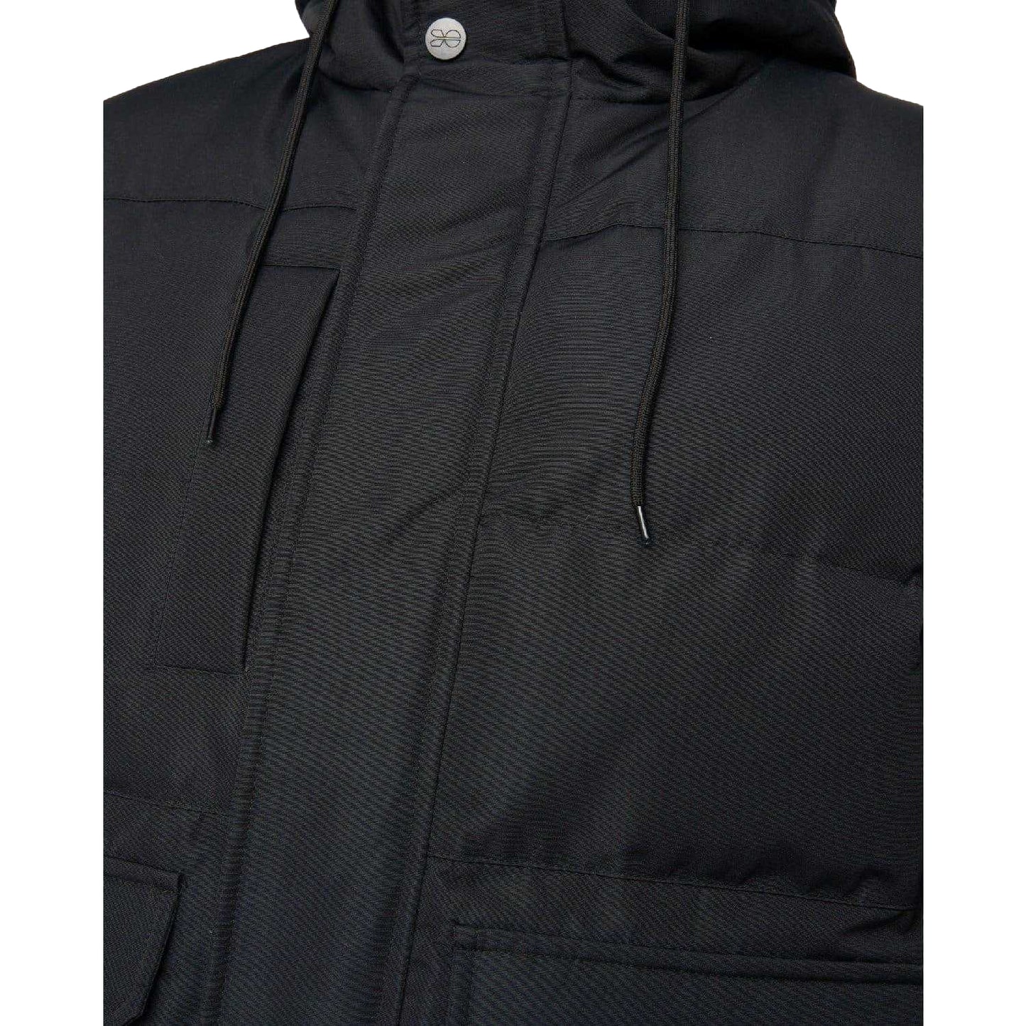 Black - Lifestyle - Crosshatch Mens Milwaka Faux Fur Lined Jacket