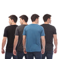Black-Grey-Navy - Back - Farah Mens Ryman Lounge T-Shirt (Pack of 3)
