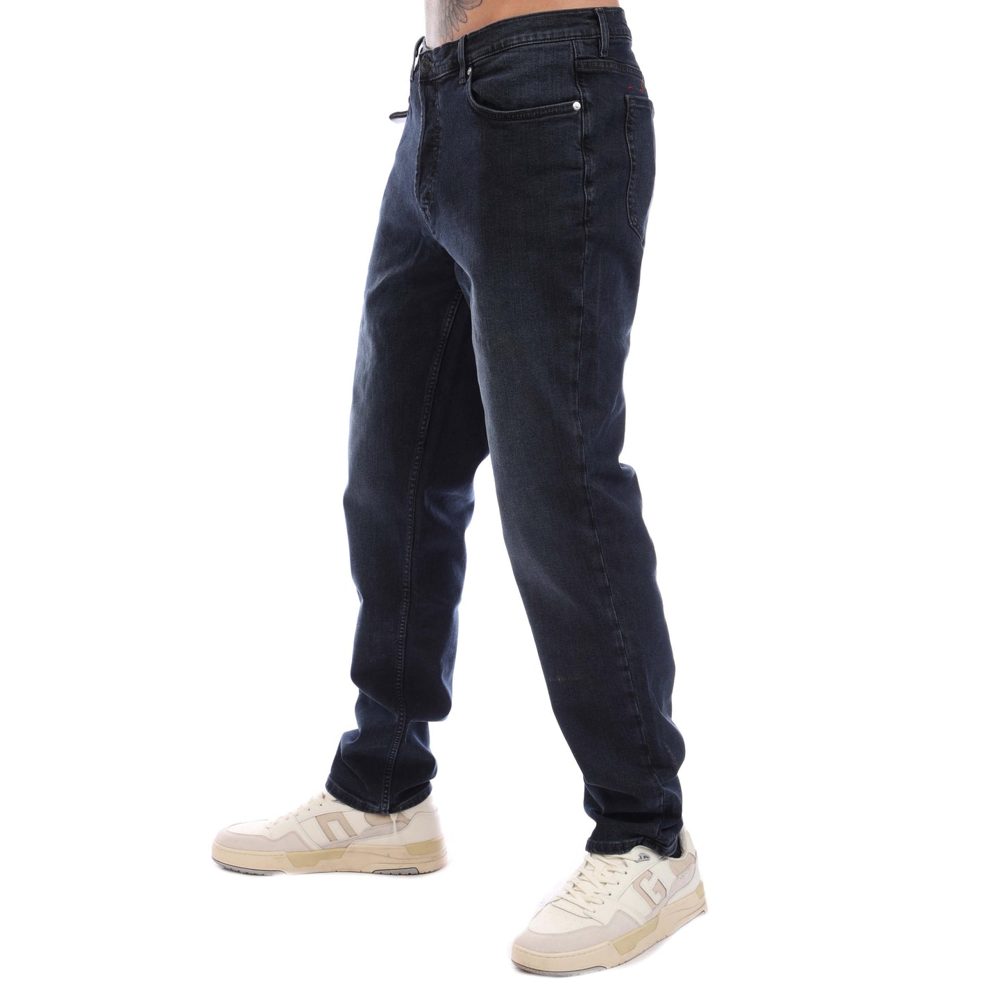 Blue - Back - Hugo Boss Mens 634 Tapered Jeans