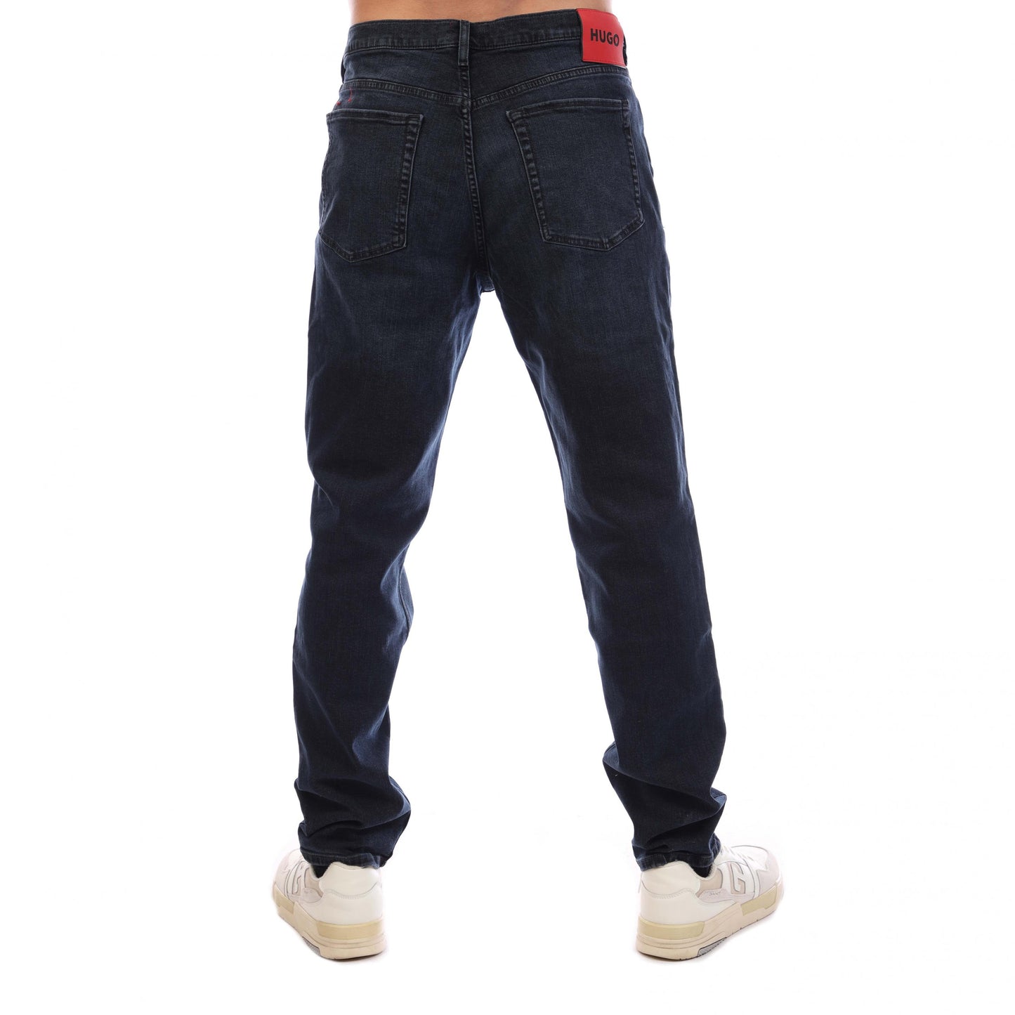 Blue - Side - Hugo Boss Mens 634 Tapered Jeans