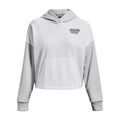 White - Front - Under Armour Womens-Ladies Fleece Hoodie