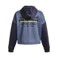 Purple - Back - Under Armour Womens-Ladies Fleece Hoodie