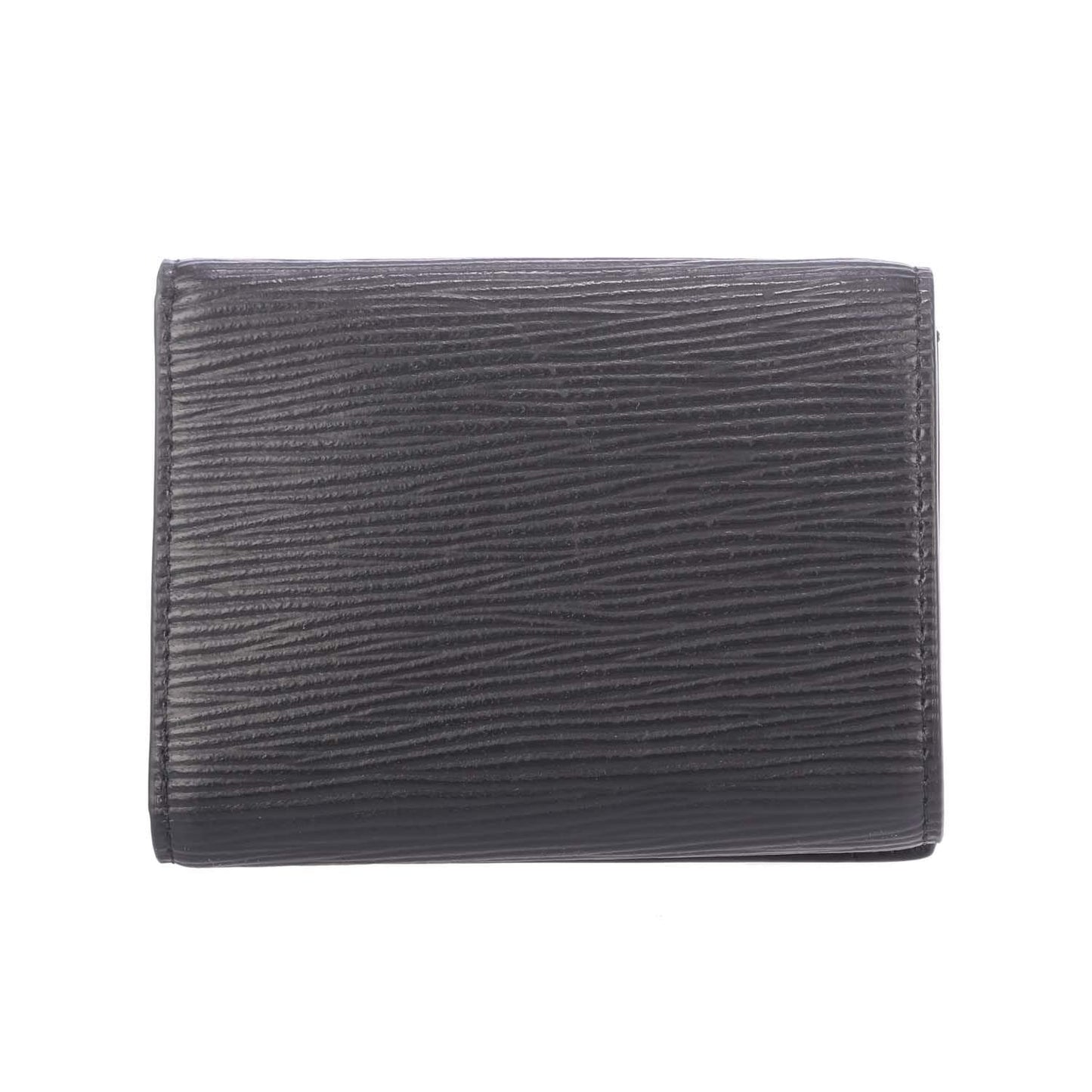 Black - Back - DKNY Avril Faux Leather Tri-Fold Wallet