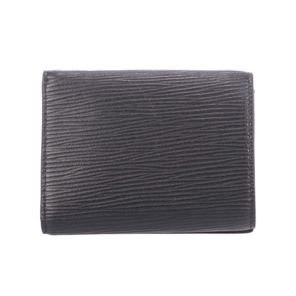 Black - Back - DKNY Avril Faux Leather Tri-Fold Wallet