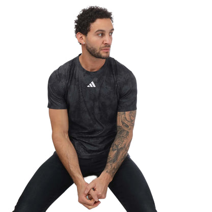 Grey - Side - Adidas Mens Tennis T-Shirt