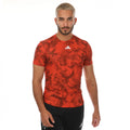 Red - Front - Adidas Mens Paris Tennis T-Shirt