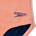 Coral - Back - Speedo Girls Belted One Piece Swimsuit