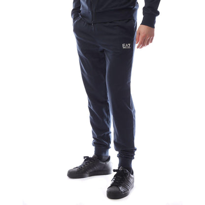 Navy - Lifestyle - Emporio Armani EA7 Mens Core Identity Full Zip Tracksuit