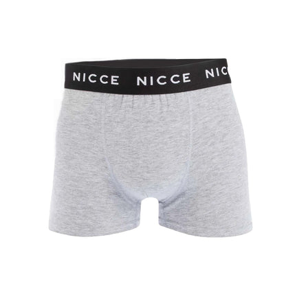 Grey-Black-White - Back - Nicce Mens Boxer Shorts (Pack of 3)