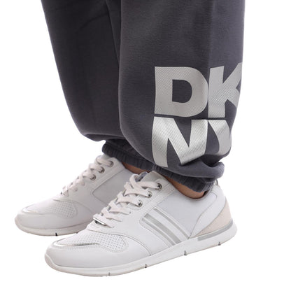 Silver - Lifestyle - DKNY Womens-Ladies Foil Logo Jogging Bottoms