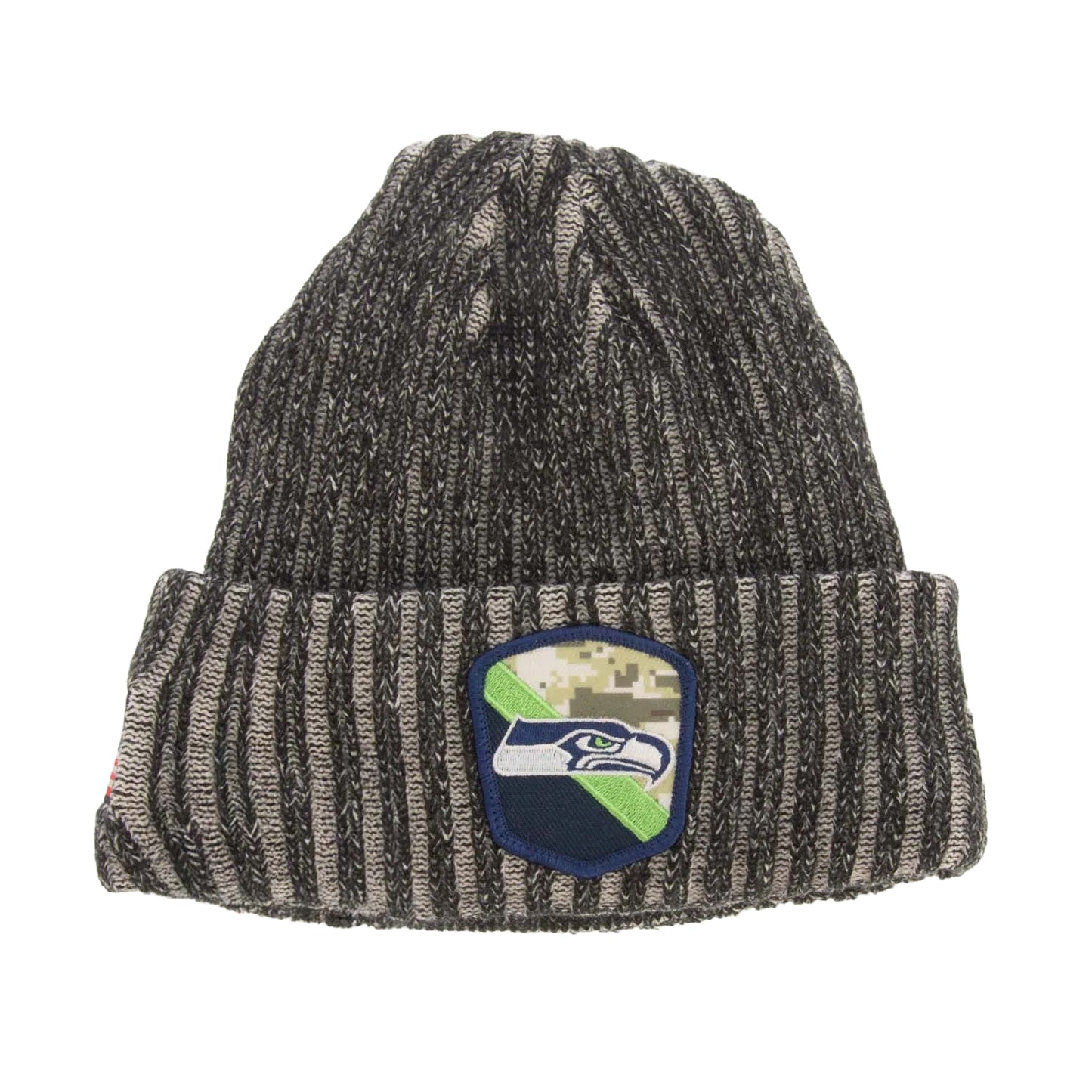 Black - Front - New Era NFL Seattle Seahawks Knitted Beanie