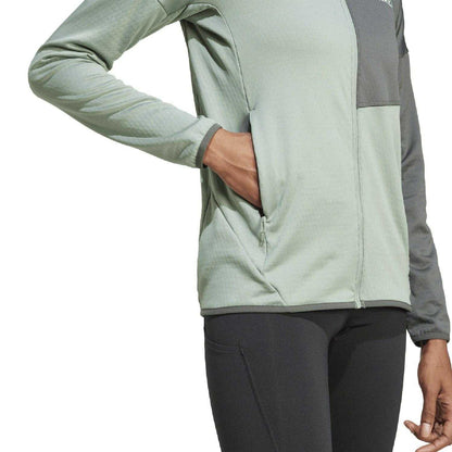 Silver - Lifestyle - Adidas Womens-Ladies Terrex Xperior Climawarm Lightweight Jacket