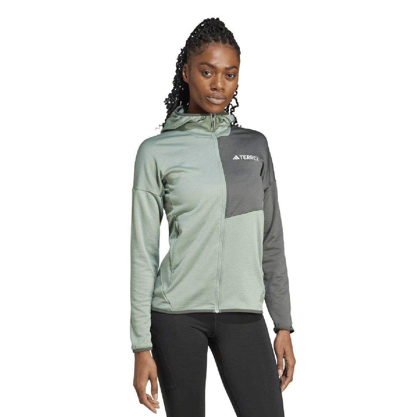 Silver - Front - Adidas Womens-Ladies Terrex Xperior Climawarm Lightweight Jacket