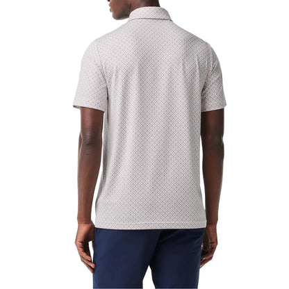 Cream - Back - Lacoste Mens UV Protection Regular Polo Shirt